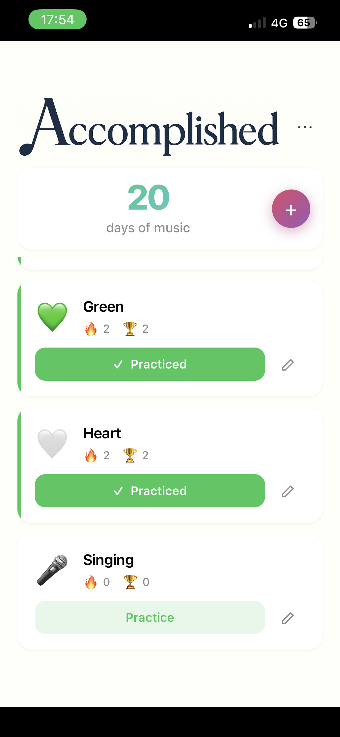 Marking practice complete